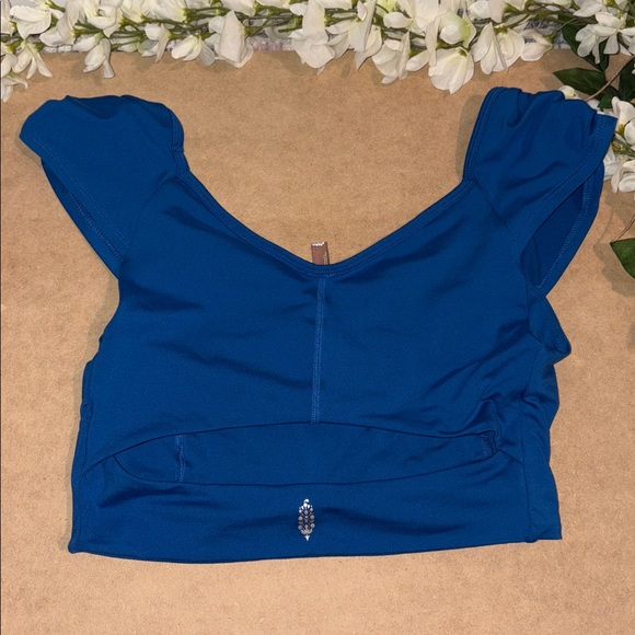 FP Movement by Free People Blue Crop Top - Picture 2 of 9
